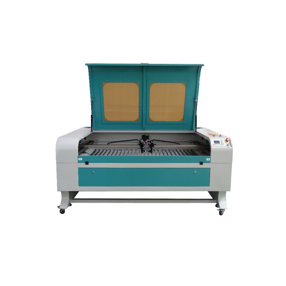 红桃国际激光1610激光切割机 无纺布毛毡剪纸电脑绣花双头激光雕刻切割机