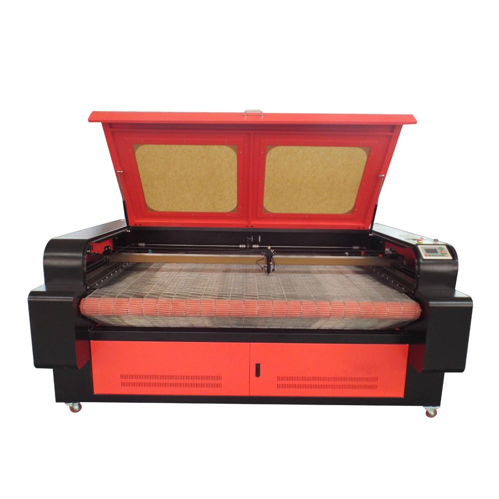 红桃国际1610汽车内饰行业专用激光下料机 全自动裁剪皮革毛毡