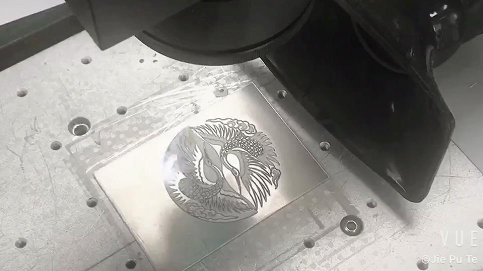 MOPA激光打标机 铝深雕