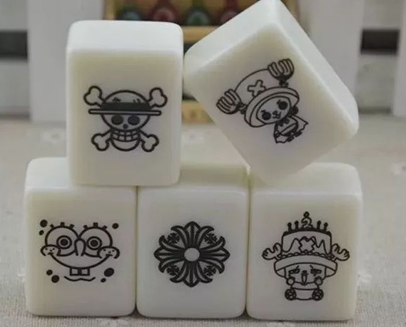 麻将激光雕刻样品图