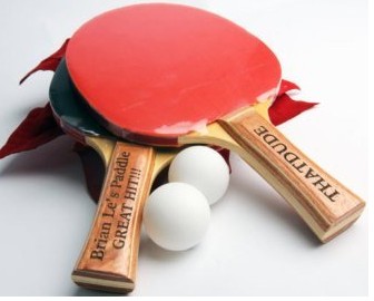 乒乓球拍激光雕刻样品图