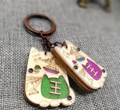 旅游纪念品激光雕刻样品图